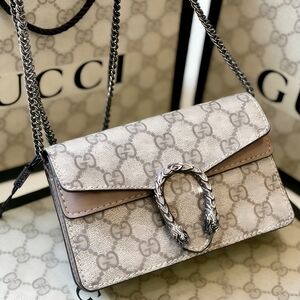<AUTHENTIC>Gucci Dionysus Super Mini Bag in Brown